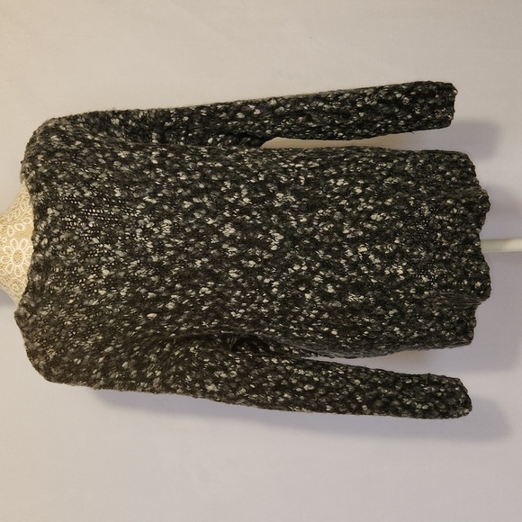 J Jill Wool Blend Chunky Knit Long Sleeve Pullover Crew Neck High Low Sweater - Picture 9 of 15